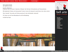 Tablet Screenshot of bell-arte.eu